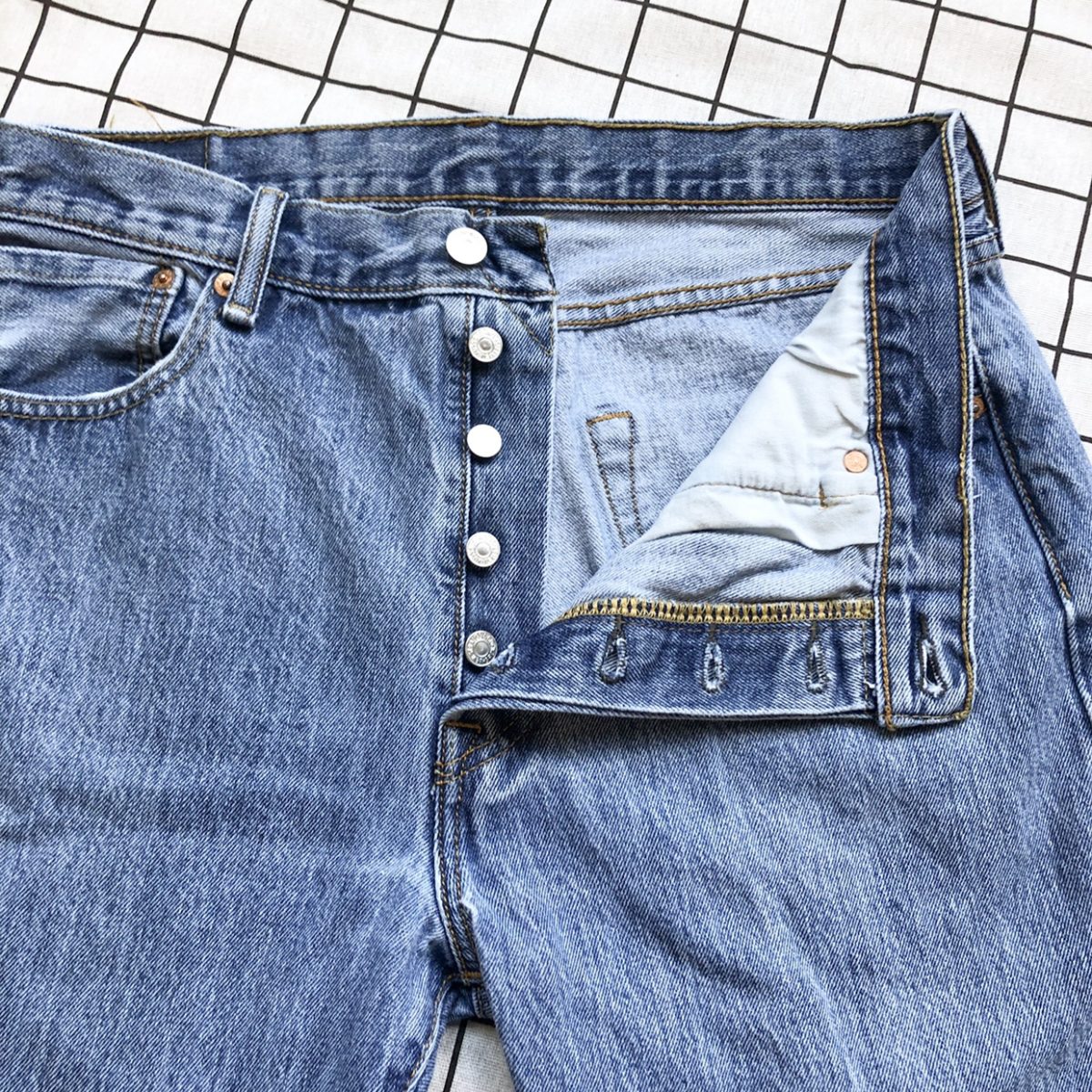 The button fly Jeans. | Tailored Jeans 