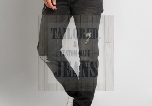 Confidence in Comfort - Custom Black Jeans