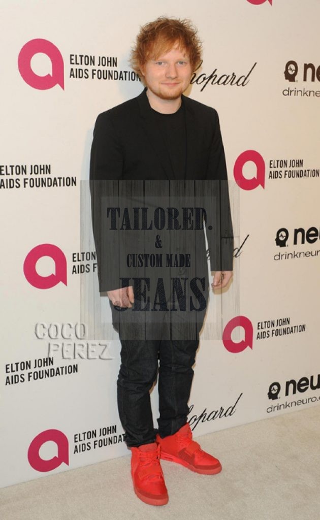 elton john aids foundation oscars viewing party ed sheeran red carpet