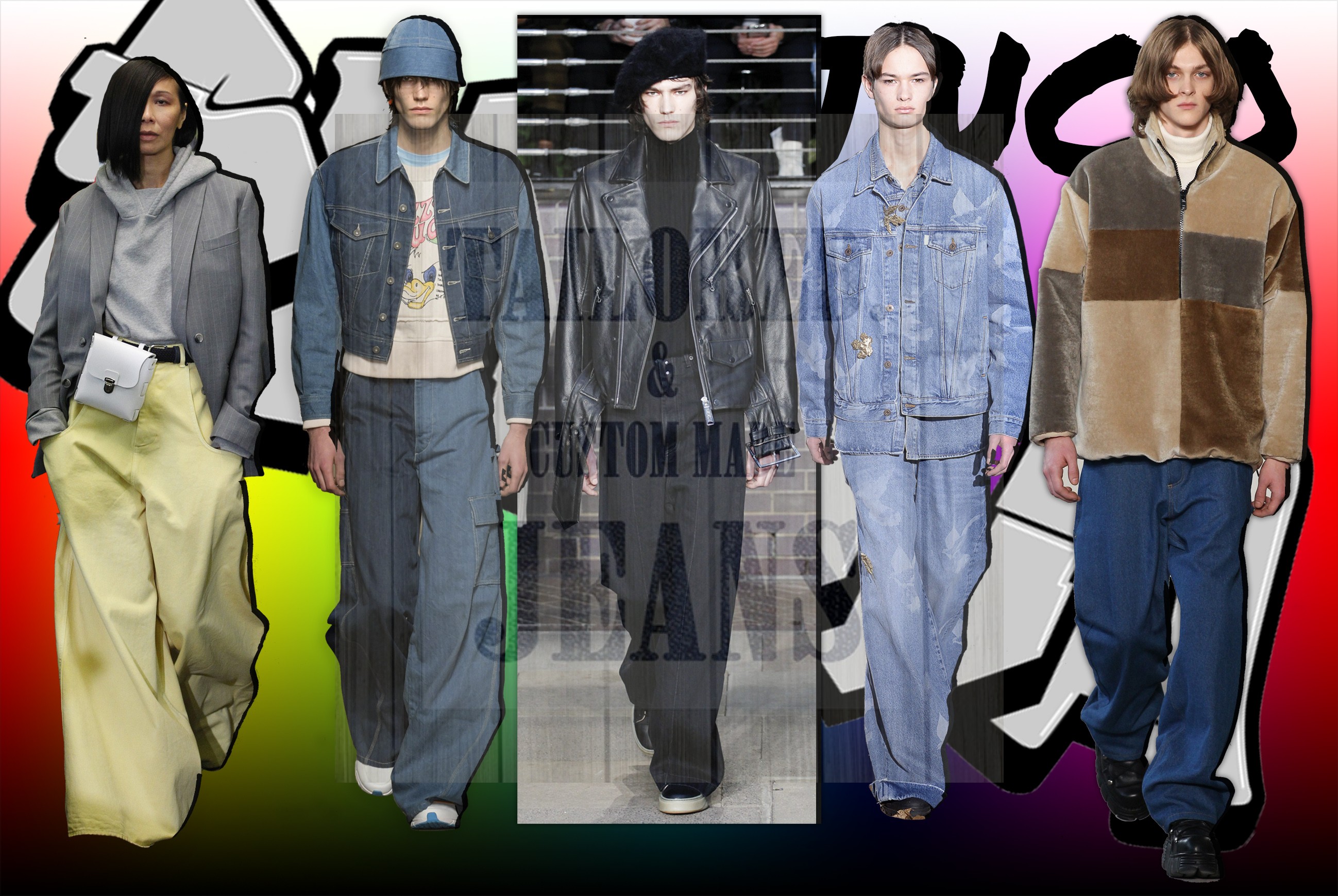 Judge none choose one. Get you custom made Mammoth Wide Leg Jeans tailored