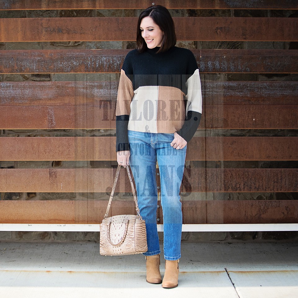 color block for Style up your mom jeans with the custom made solicit.