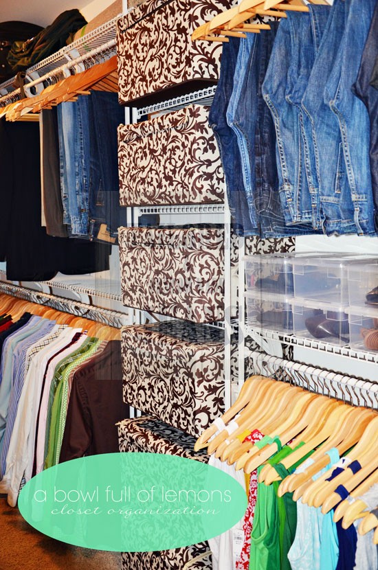 jeans organization closet hanging