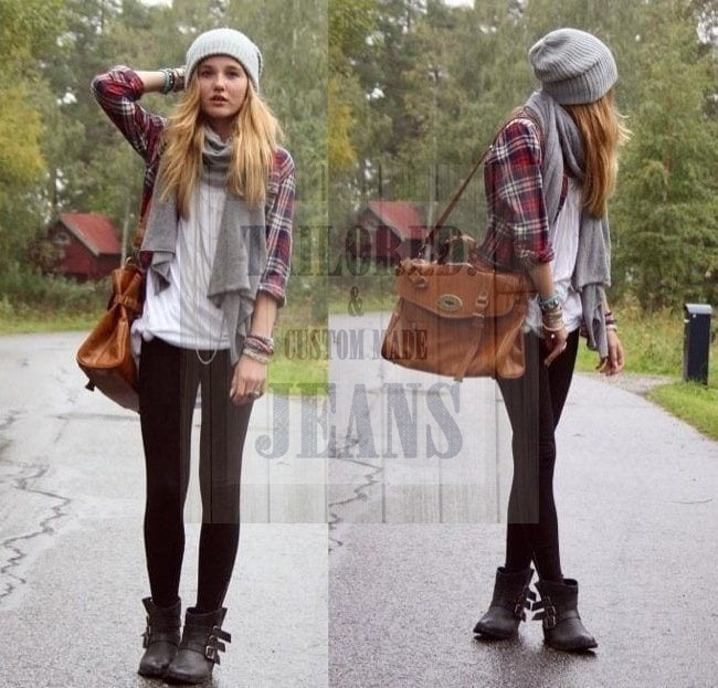 flannel shirt outfit for Jeans for today’s teens!
