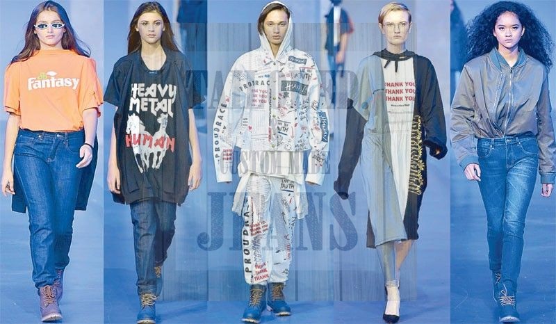 The emerging changes in denim[jeans] world.- female fashion week goers.