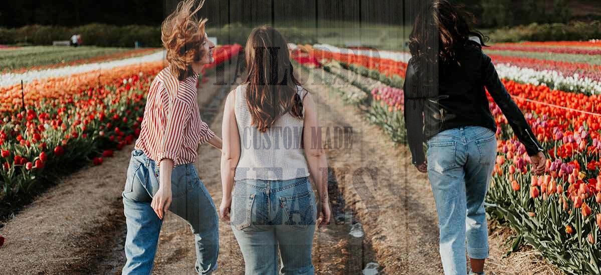 A jeans for petite women.