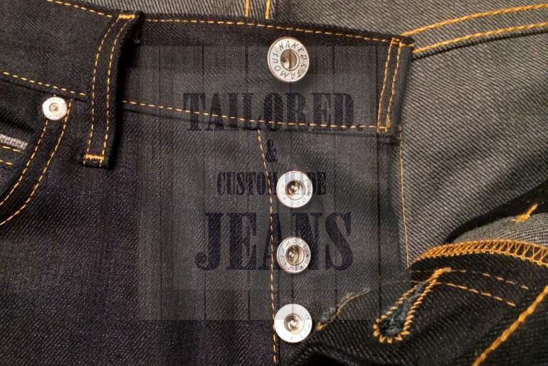 NF buttons for The button fly Jeans.