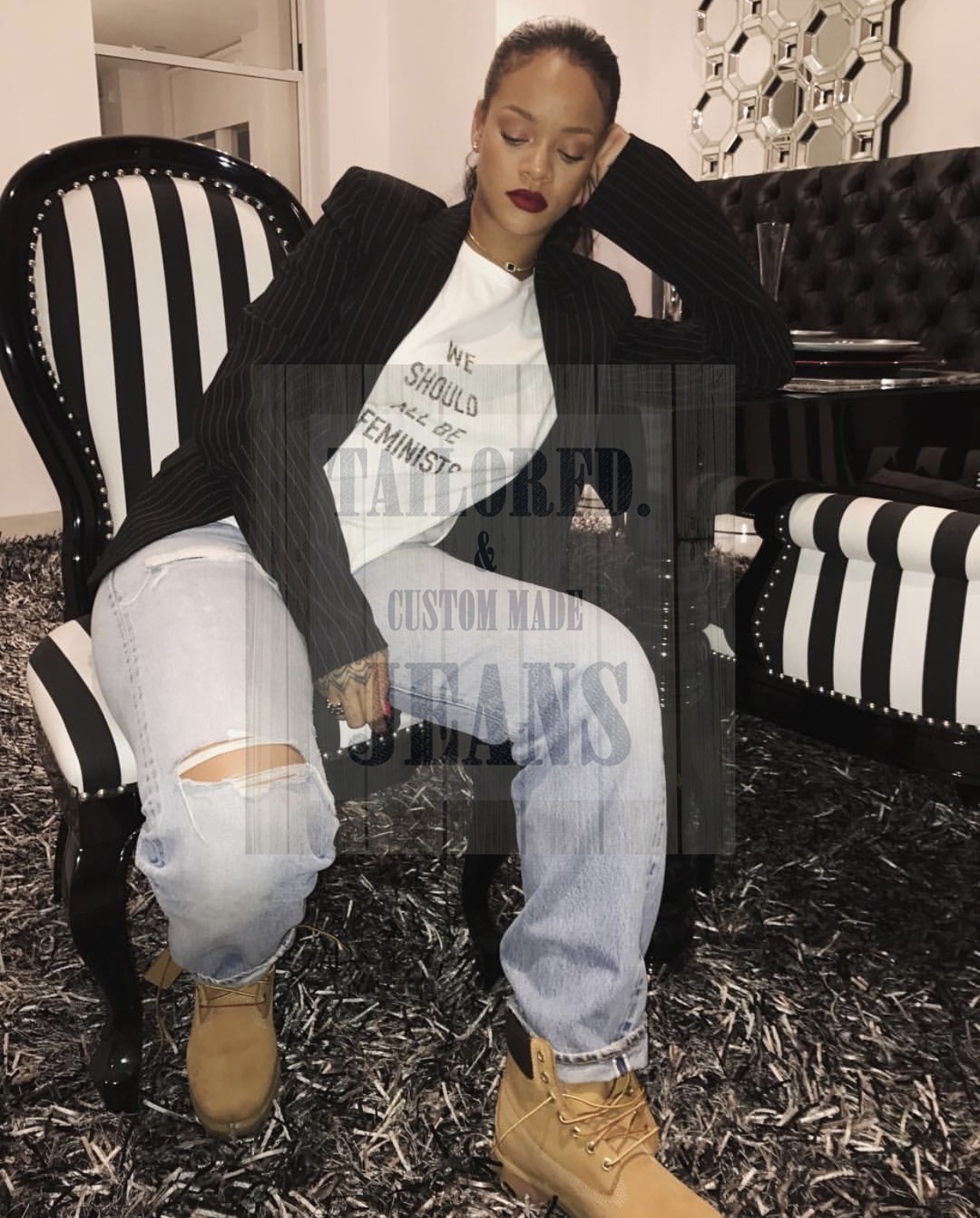 How jeans got weird before she adored it. image 2