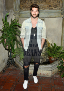 Modelling pose in denim jeans with Nick Bateman! image 14