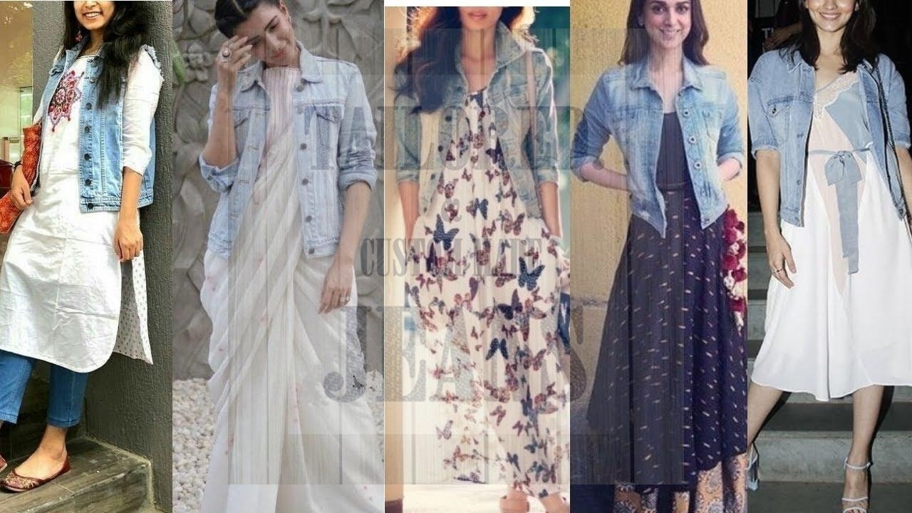 Best ways to wear a denim jacket- is with everything!