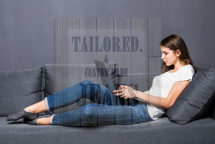 Custom Denim Jeans On Job