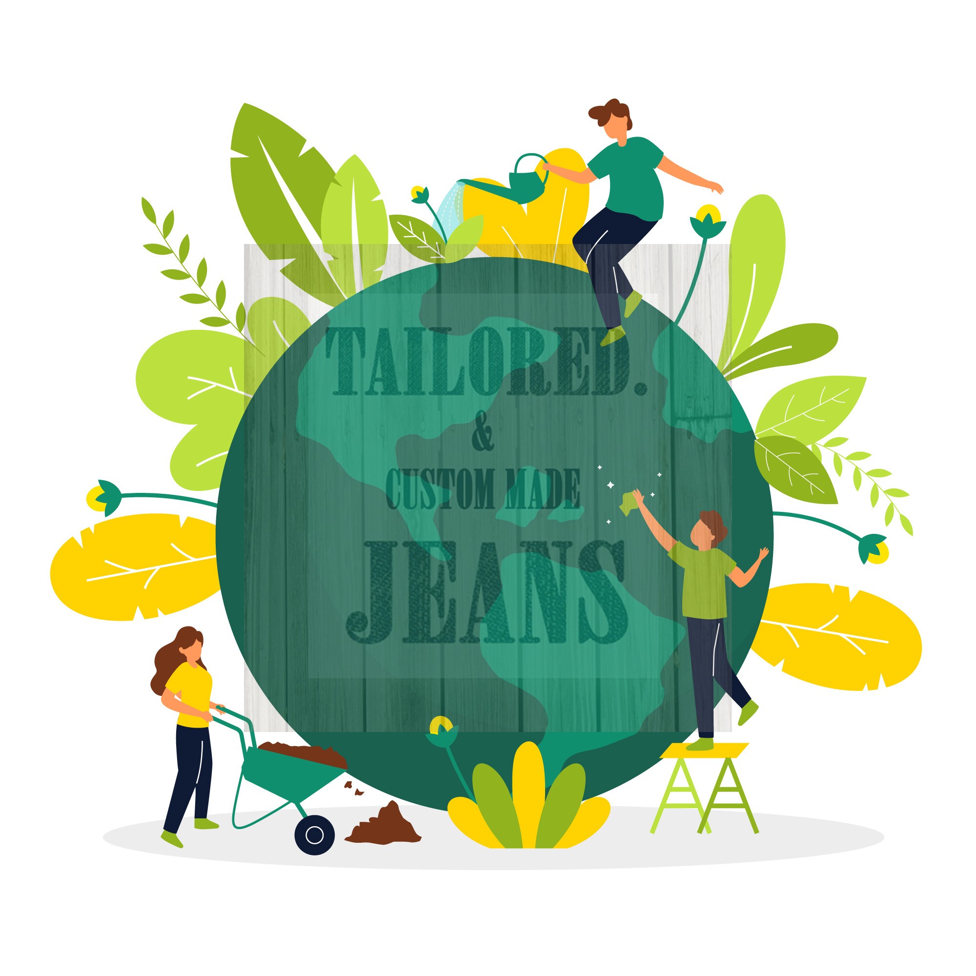 Eco Friendly Custom Denim Jeans 