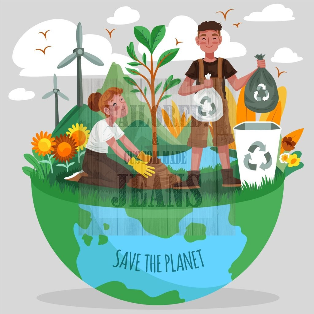 Save The Planet By Tailored Jeans