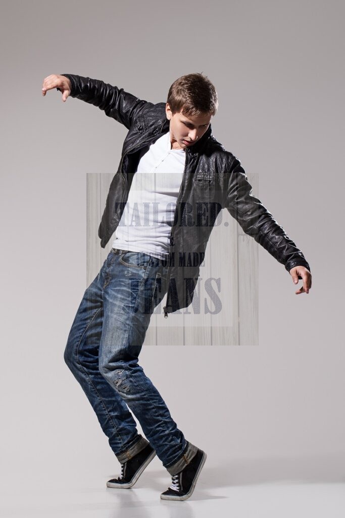 Handsome Man Tailored Jeans