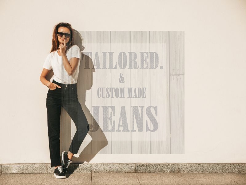 All-Day Comfort: Exploring the Ease of Stretchable Custom Black Jeans