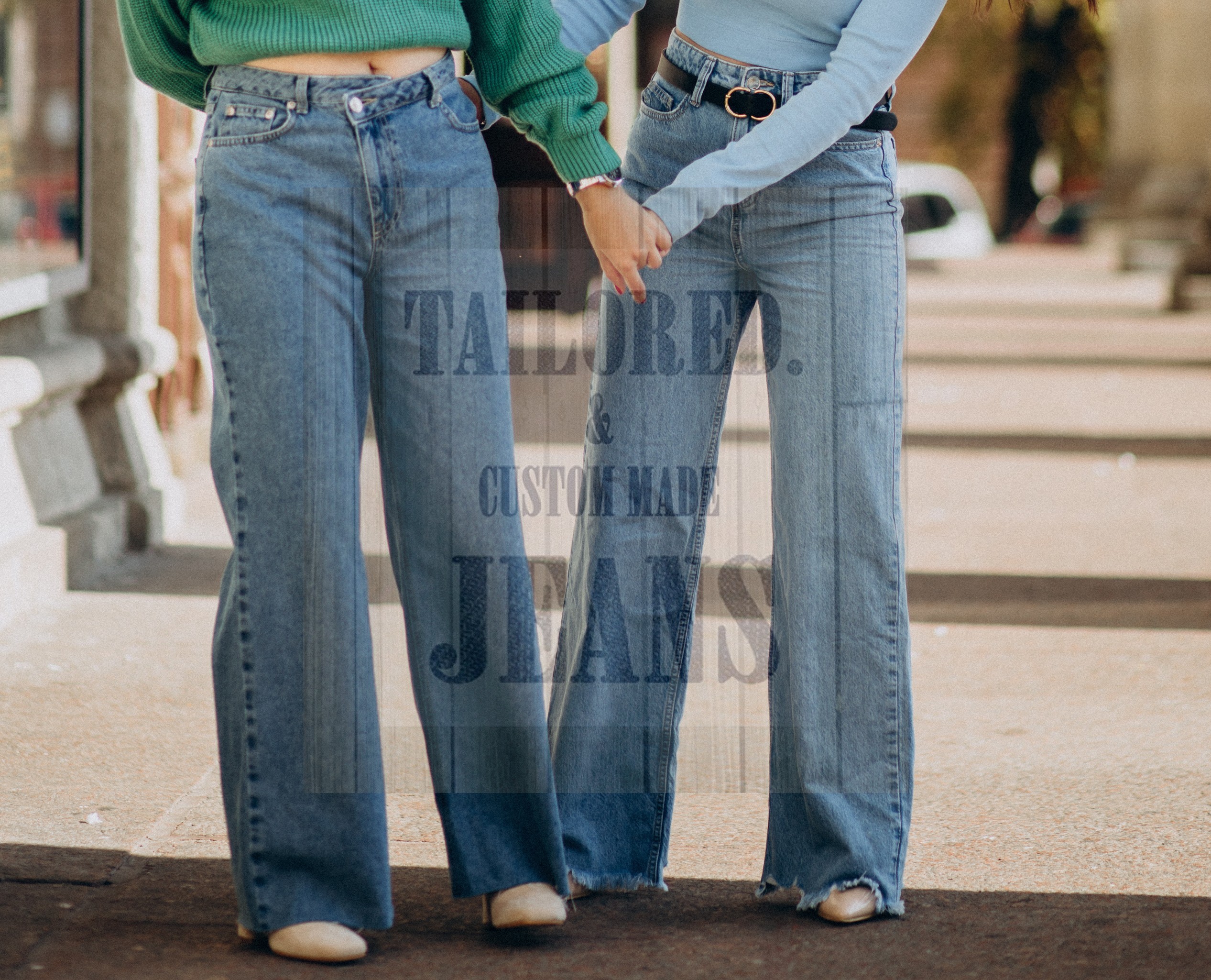 Design Your Own Custom Bell Bottom Jeans for Men and Women – Custom Fit, Retro Style