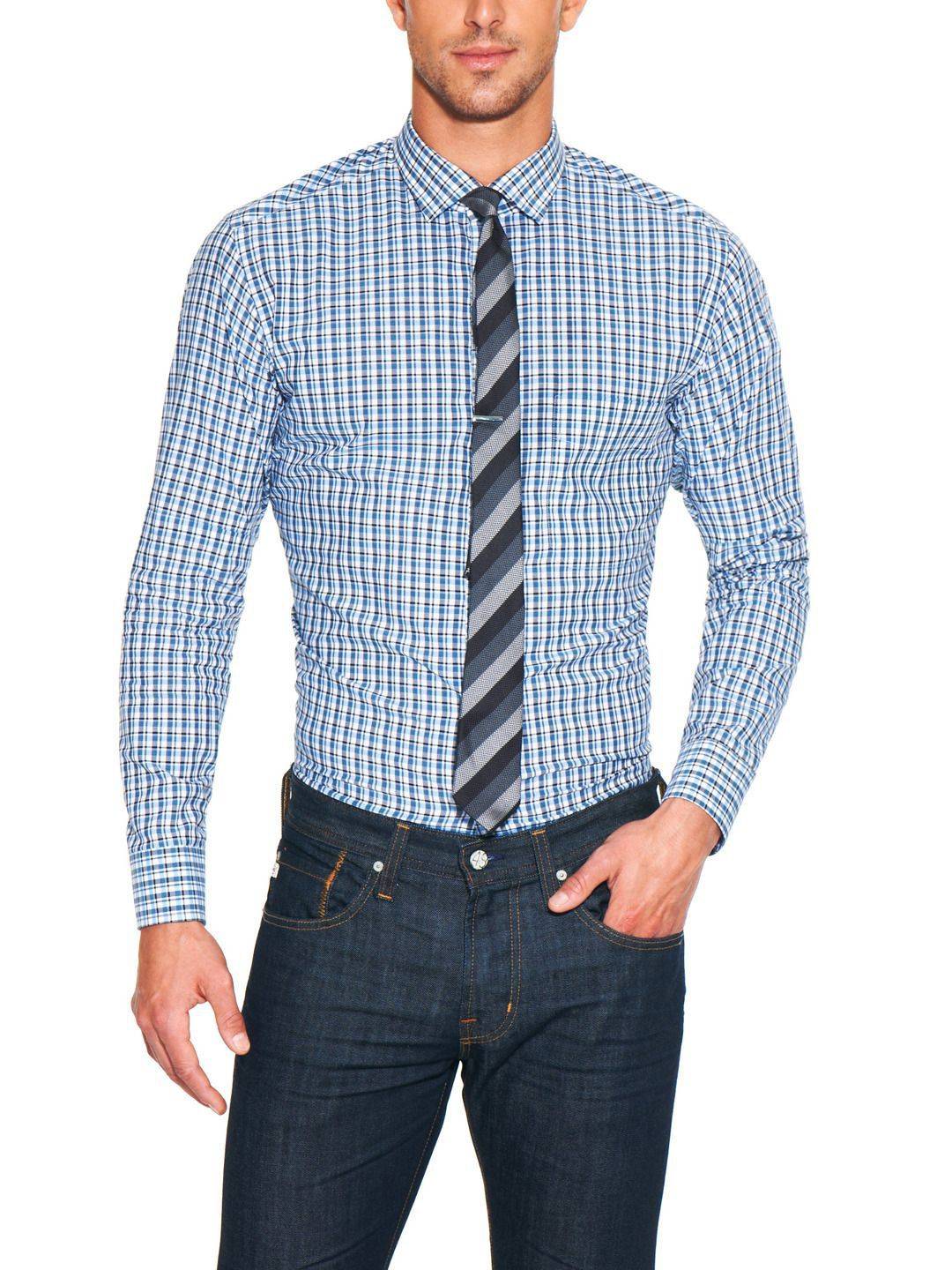 tie with jeans style