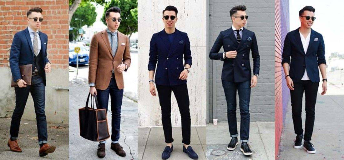 tips to wear jeans with blazers