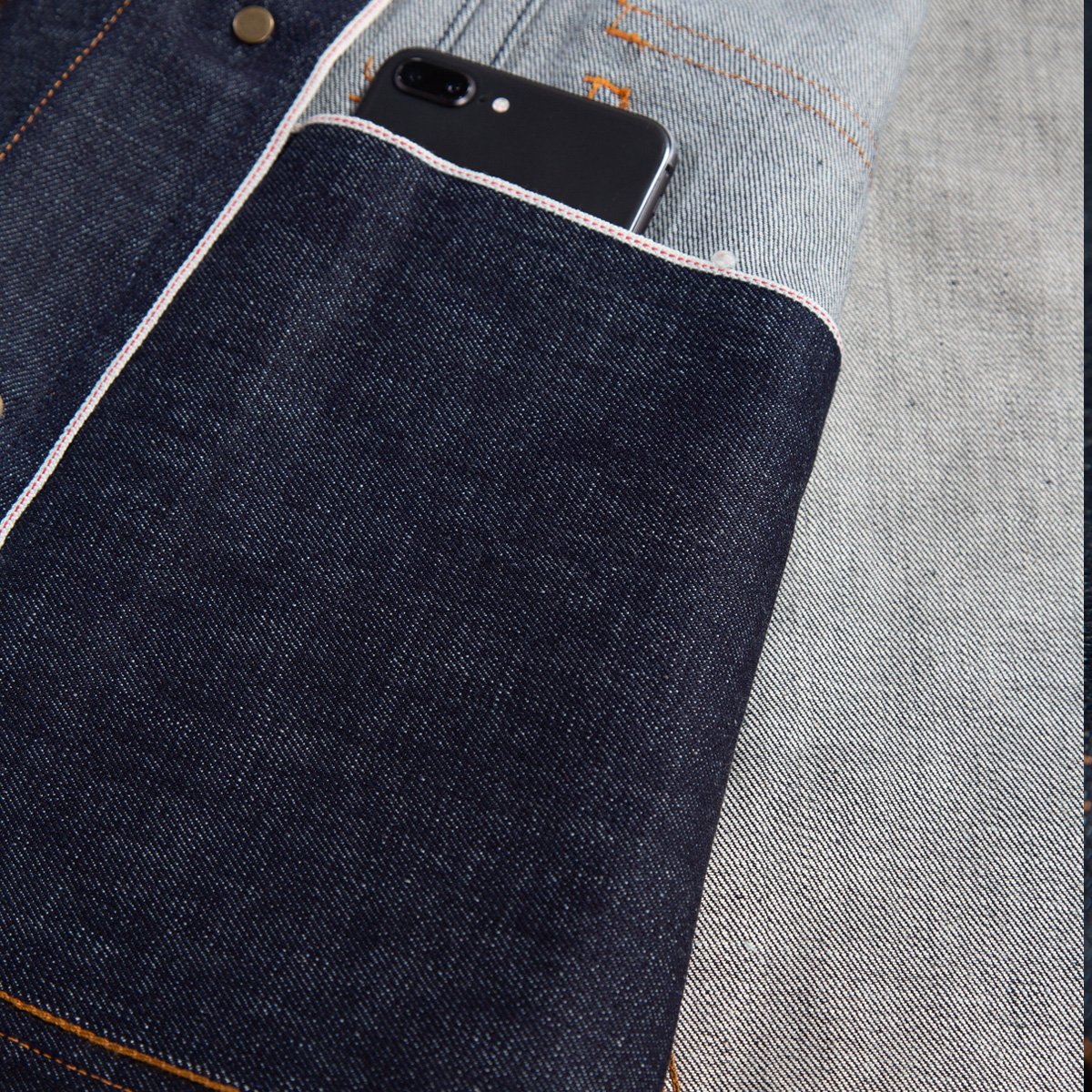 RAW Selvedge Signature Denim Jacket for Men (Limited Quantity Premium Denim)