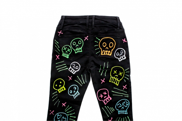 Jeans that glow in the dark! width=410 height=150 